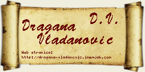 Dragana Vladanović vizit kartica